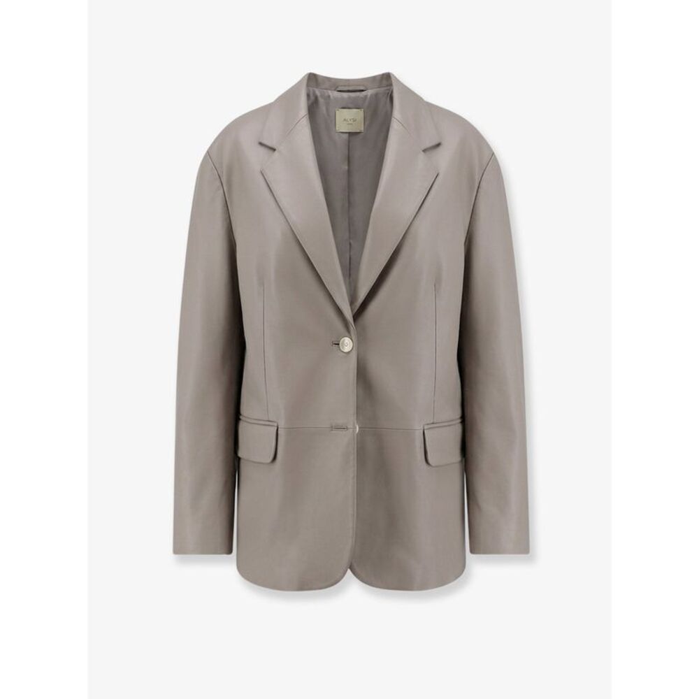 Alysi Women Leather Blazer